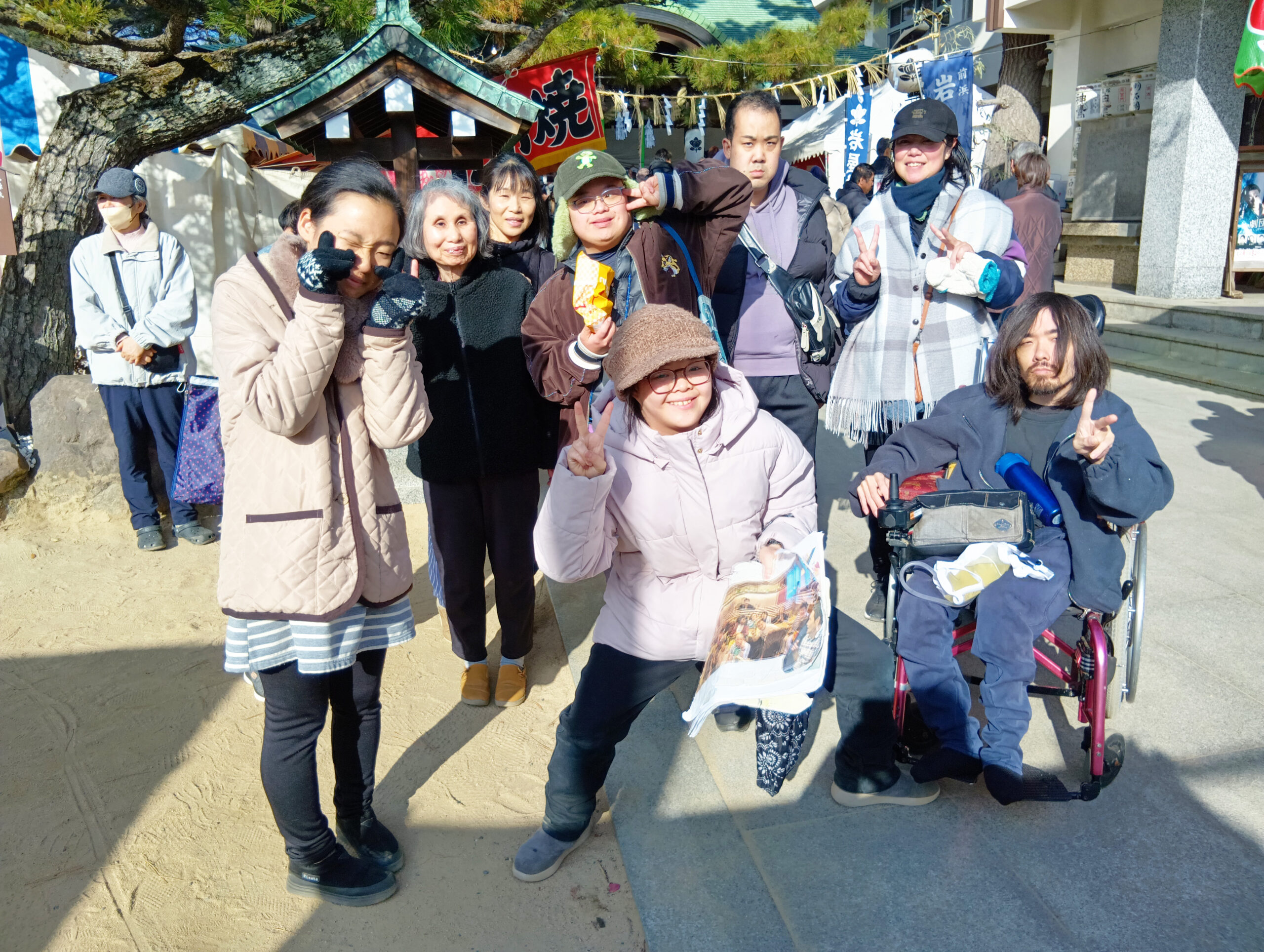 岩屋神社での初詣2